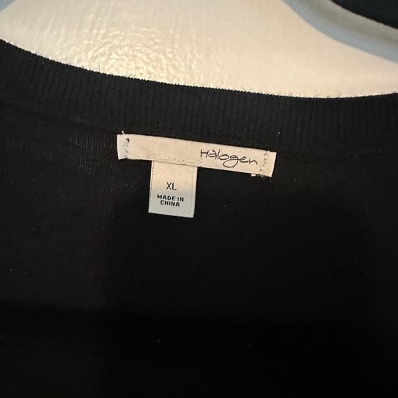 Black Button Up Cardigan, Size XL - Picture 2 of 5